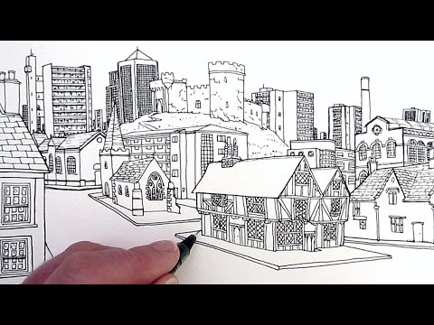 How to Draw Buildings: A Village Through Time