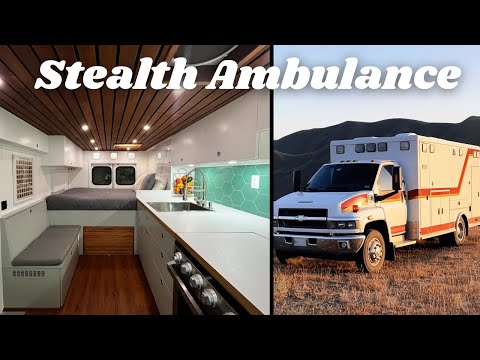 Navy Vets Convert BEST Ambulance into Camper & Tiny Home