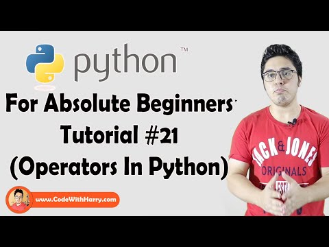 Operators In Python | Python Tutorials For Absolute Beginners In Hindi #21