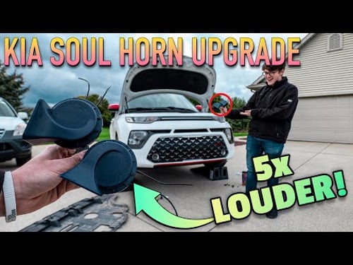 Upgrading a Gen 3 Kia Soul's Crappy Horn to a Dual Tone Horn! || DAMAGE-FREE Step-by-Step Install