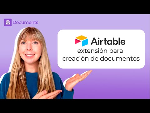 Crea documentos PDF automáticamente desde Airtable base de datos