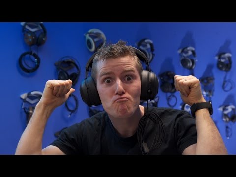 An ENTIRE WALL of Headphones!! - Office Upgrade Vlog
