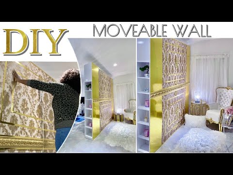 THRONE ROOM Mobile Wall DIY| HOW TO MAKE A MOVABLE WALL