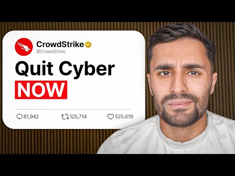 DON’T Start Cybersecurity - Here is WHY