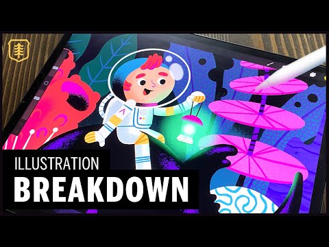 Illustration Walkthrough - PROCREATE Tips