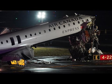 LaGuardia plane crash: 2 pilots killed when jet collides with fire truck