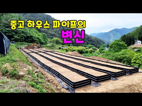 Transform a used house pipe! A homemade doraji frame garden! How about a frame garden for eco-fri...