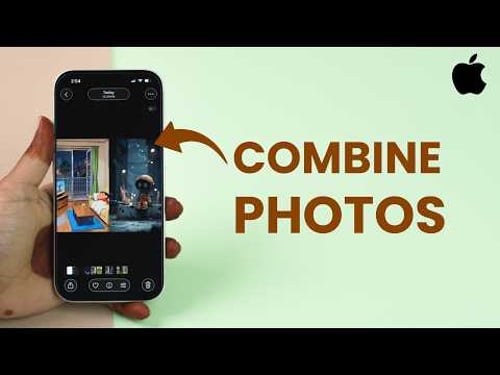 How to Combine Photos Together on iPhone?