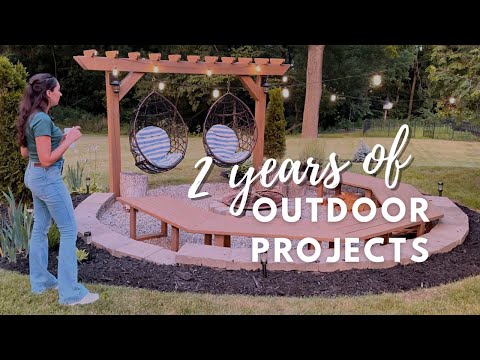 SUMMER BACKYARD TOUR!! ☀️ 2 years of work (all our backyard projects & future plans!)