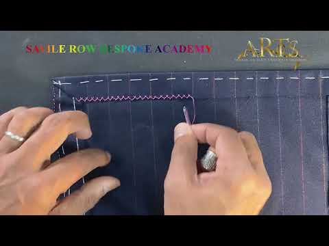 Cross Stitch & Felling Stitch