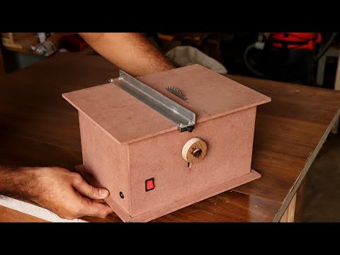 How To Make Mini Table Saw || DIY Table Saw With Fence