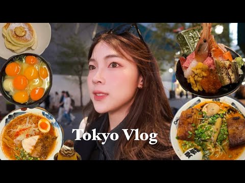 Tokyo Travel Vlog 🇯🇵 asakusa food street, tsukiji market seafood, food hunting in Tokyoo