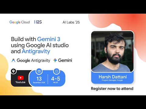 Build with Gemini 3 using Google AI studio and Antigravity