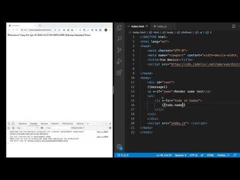 Learn VueJs Basics in 10 Minutes