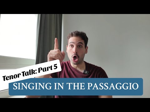 TENOR TALK - PART 5: SINGING THROUGH THE PASSAGGIO & UNLOCKING YOUR UPPER RANGE 🎶