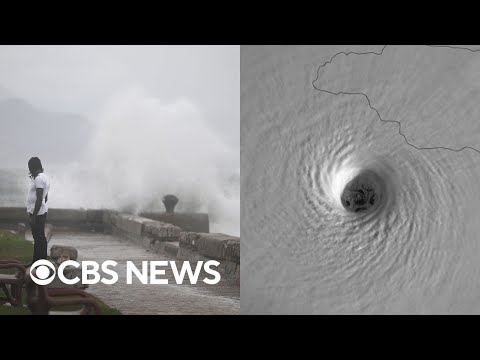 Footage shows Hurricane Melissa hitting Jamaica