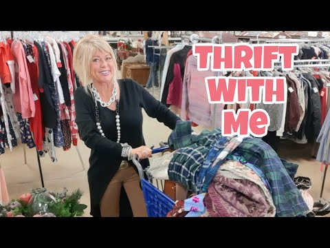 Thrift With Me For Fabrics And Clothes To Upcycle