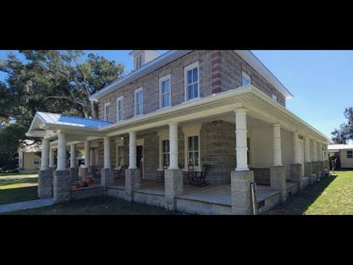 Ep 9-2 Porch color reveal & swing on our 1907 abandoned mansion-Renovate, Fixer Upper, Repair, Fix