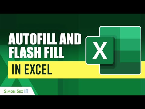 AutoFill and Flash Fill in Excel