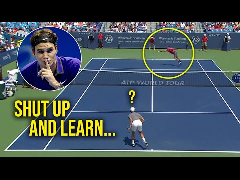 The Day Federer *INVENTED* a New Shot to Beat Djokovic (The SABR Improvisation)