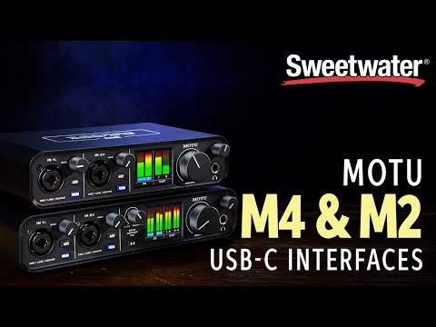 MOTU M4 & M2 USB-C Audio Interfaces Overview