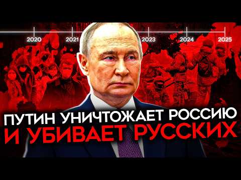 ПУТИН УНИЧТОЖАЕТ РУССКИХ. Демографическая катастрофа и вымирание России