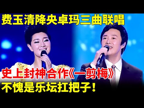 史上最罕见合作!费玉清与降央卓玛三曲联唱,难得合作一首比一首好听!不愧是乐坛扛把子!【神级音乐现场】#费玉清 #降央卓玛 #一剪梅