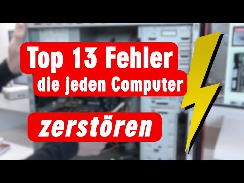 Macht nicht diese 13 Fehler und zerstört jeden PC und jedes Laptop