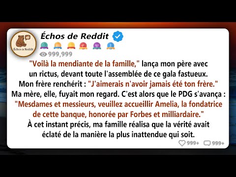 Mon père m'a traité de 'mendiant' lors d'un gala de luxe - puis le PDG a révélé que j'étais un...