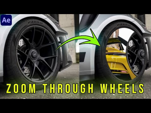 Zoom Through Wheels in After Effects