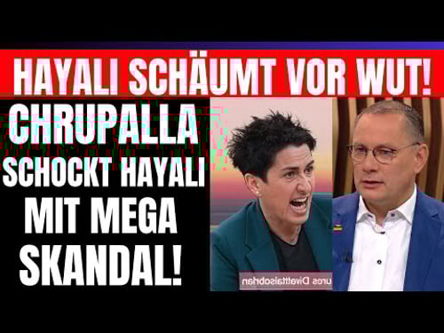 Tino Chrupalla bringt linke HAYALI ZUM SCHÄUMEN Live im ZDF!