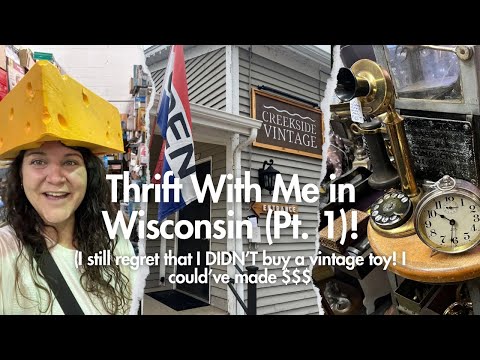 My Biggest Thrifting Regret!! | Wisconsin Antique Malls & Vintage Shopping, Pt. 1 | Visiting my BFF