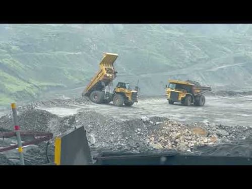 Extreme Mining Dump Trucks Working Hard – Heavy Machinery Power at the Mine #3