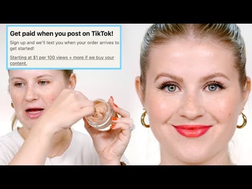 Get Paid on TikTok Using This Makeup...