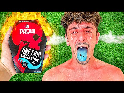 I Ate the NEW Worlds Spiciest Chip - 2022 One Chip Challenge