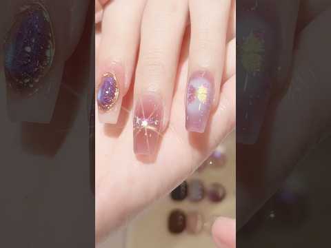 🦋✨Premium Winter Crystal Nail Designs💅#nails #nailart #naildesign #nailtutorial