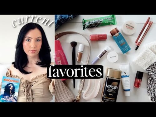 what i'm loving / makeup, snacks, coziest socks, best tinted spf, coffee favs...