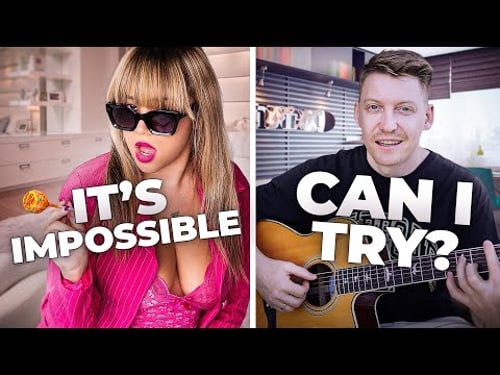 The GUITARIST pretends to be a BEGINNER in OMEGLE