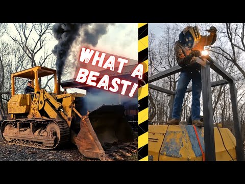 Building A Roll Cage For a CAT 977 Track Loader