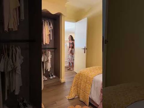 When they handed us the keys, the roof was falling in, water damage was everywhere and the deck was