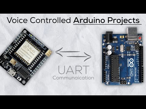 Connecting VC02 with external Microcontroller via UART | VC02 Offline Voice Recognition board
