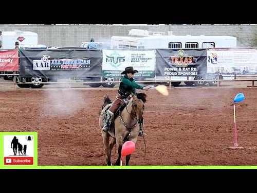 Lady's #1 - CMSA Mounted Shooting (Censored)
