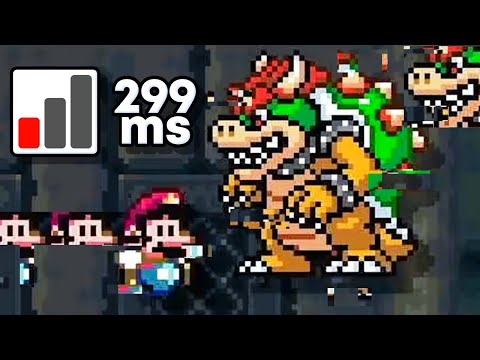 Mario Maker, but every level adds more lag