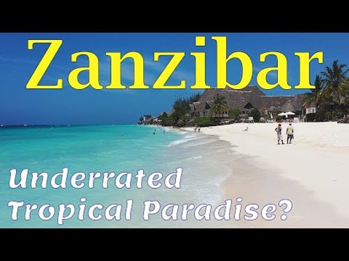 Zanzibar 4K. Tropical Paradise in Africa. Beaches. Sights. People.