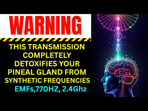 Full Brain Detox Frequency Flush | Decalcify Pineal Gland Release Toxic 770Hz | Quantum DNA Healing