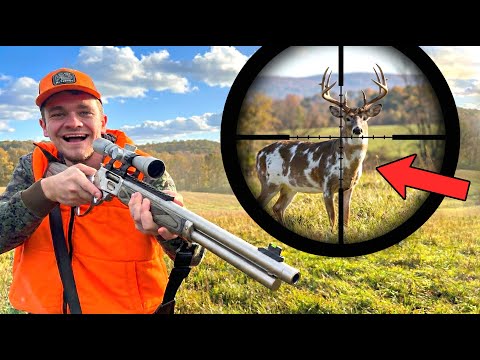 I Hunted an Extremely Rare Piebald Deer!