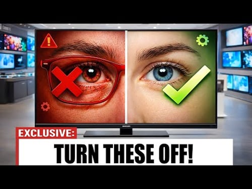 Turn Off These 7 TV Settings RIGHT NOW (Reduce Eye Strain)