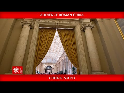 22 December 2025 Audience Roman Curia - Pope Leo XIV