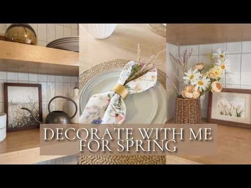 DECORATE WITH ME | SPRING DECOR 2026 | HOMESENSE, MICHAELS, STYLING