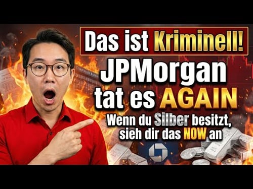 Das ist kriminell! JPMorgan tat es AGAIN — wenn du Silber besitzt, sieh dir das NOW an